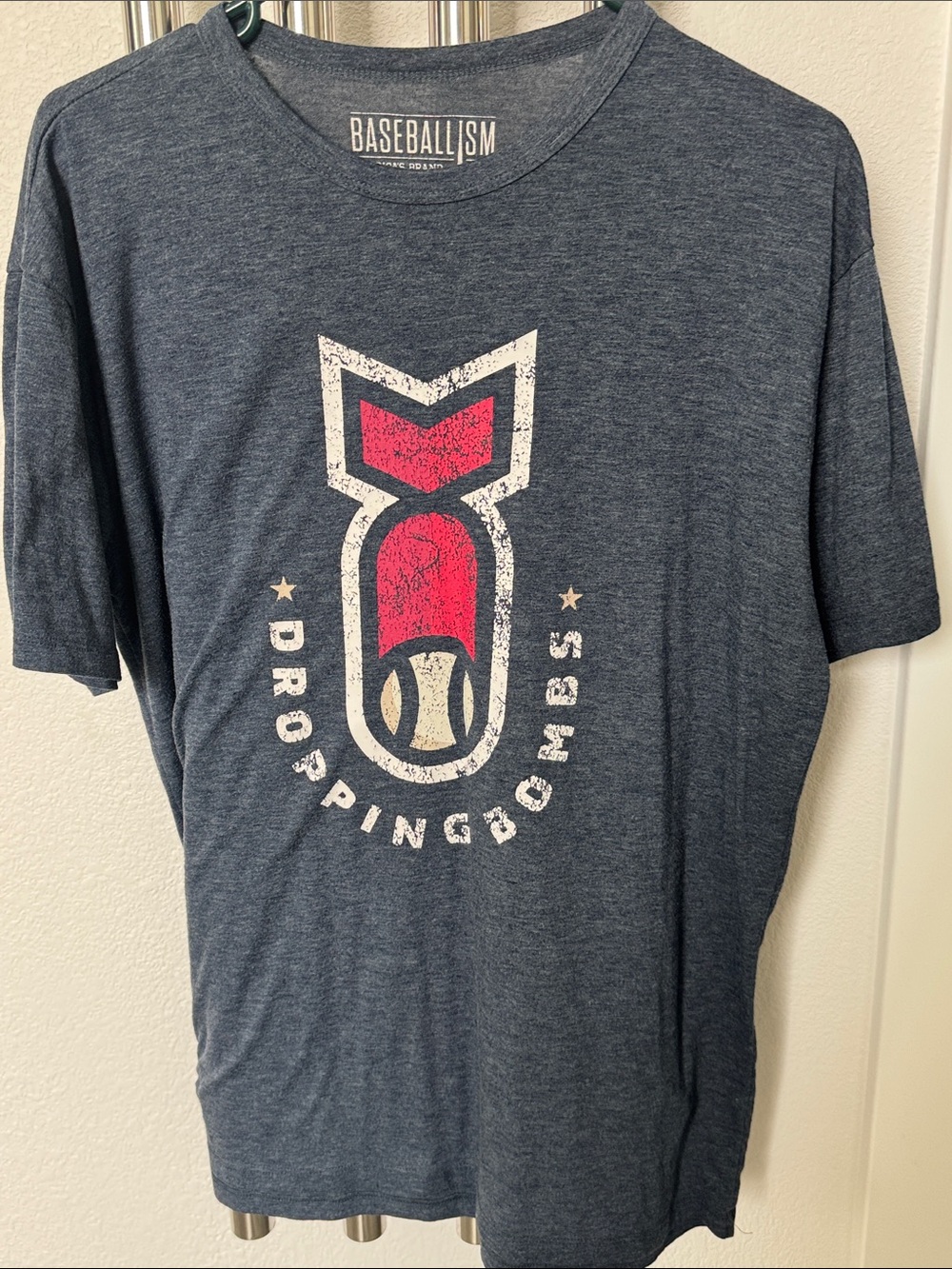 Baseballism Men’s Short Sleeve Graphic Tee - Dropping Bombs